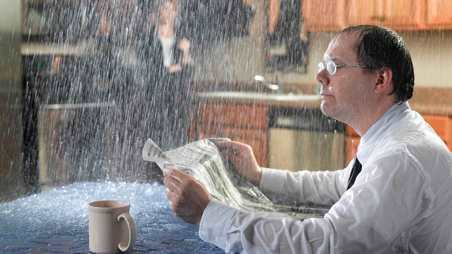 Wie is er verantwoordelijk voor lekkage in een huurwoning?